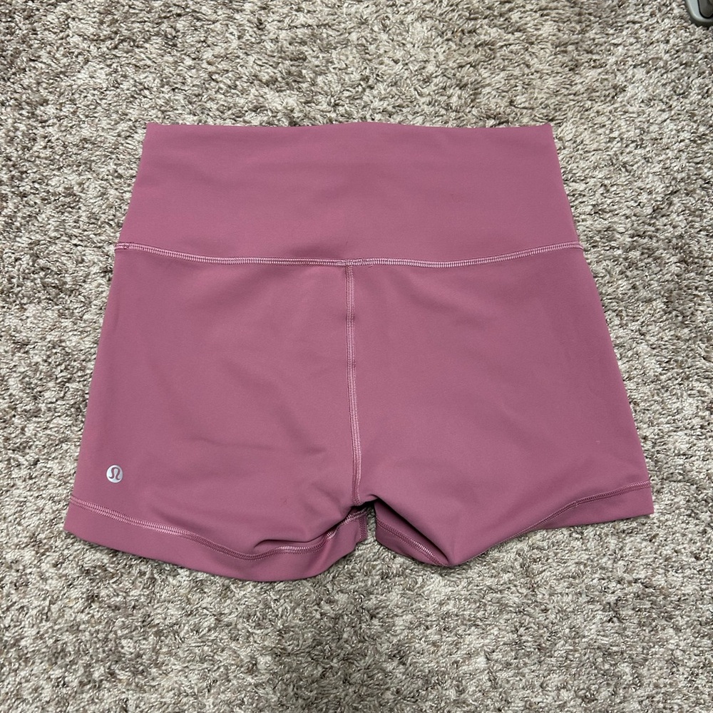 lululemon 4 inch shorts